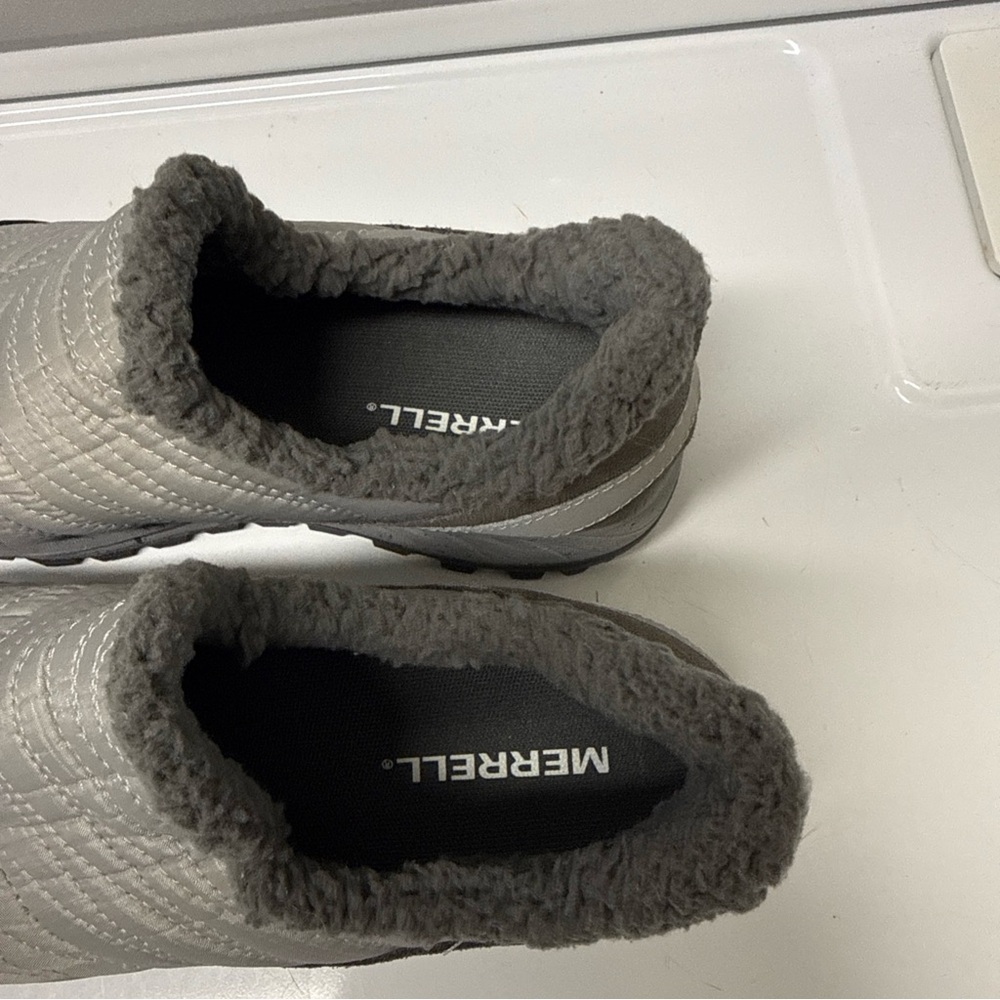 Merrell Gray Quilted Slip-On Sneakers - Picture 4 of 5